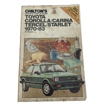 CHILTON MANUAL Toyota Corolla/Carina/Tercel/Starlet 1970-83 Auto Repair ... - €10,42 EUR