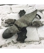 Russ Berrie Earth Zones Gekki Plush Beanbag Lizard Stuffed Animal Toy VTG  - £6.23 GBP
