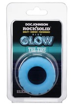 PENIS RING ROCK SOLID GLOW IN THE DARK THE TIRE RING COCK RING - $17.61