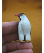 (Y-PEN-324) medium Black Onyx PENGUIN bird gemstone FIGURINE stone carvi... - €22,95 EUR