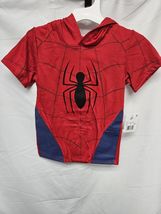 Marvel Spider-Man Toddler Boys Size 2T Red Short Sleeve Hooded Mimic Costume Tee image 2