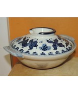 Chinese Covered Dish 7"+ boys playing poss Qing / Republic Antique blue ... - $49.49