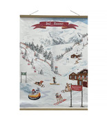 Winter Dogs Ski Resort Banner 48"H - $975.65 MXN Winter Dogs Ski Resort Banner 48"H - $975.65 MXN