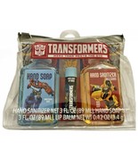 Transformers Hand Soap Lip Balm w/ Carry Case Gift Set Kit 4 Pieces - $11.87