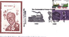 Honoring WALT DISNEY Stamp Expo/California Sta. Anaheim, Ca  - £1.55 GBP