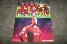 2 Posters From Liverpool Fc &amp; Virgil Van Dijk 41X28cm Each - $12.04