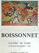 Boissonnet - Original Exhibition Poster - Paris - 1971 - Rare - £133.19 GBP