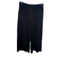 ZARA BASIC BLACK CROPPED WIDE LEG SUEDE SOFT DRESS PANTS XS POCKETS HIGH... - $9.86 ZARA BASIC BLACK CROPPED WIDE LEG SUEDE SOFT DRESS PANTS XS POCKETS HIGH... - $9.86