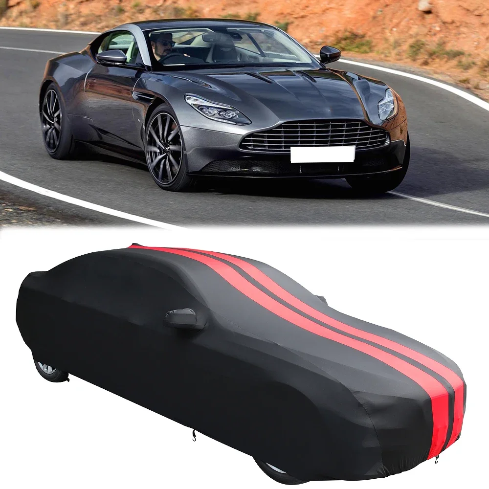 Universal For Aston Martin DB11 Satin Stretch Indoor Car Cover Dustproof Custom - £115.26 GBP+