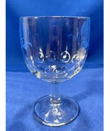 Vintage Pabst Blue Ribbon Beer Glass Short Stemmed Goblet Glass - £8.99 GBP