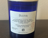 Scentsational Storm  Candle 11 Oz Soy Wax Blend Cobalt Blue Glass Jar - $26.97