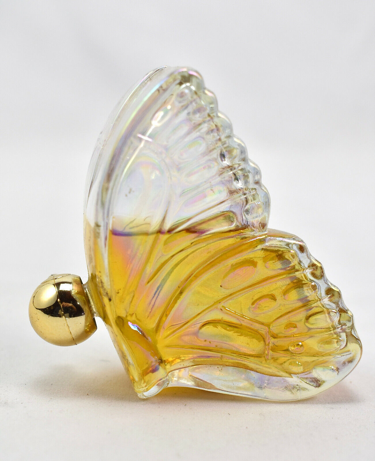 Vintage Avon Iridescent Butterfly Field Flowers Heres My Heart Cologne 1.5 FL  - $17.77