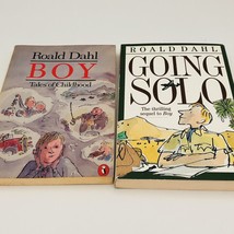 Lot of 2 Roald Dahl Autobiographies Boy Tales &amp; Going Solo Paperbacks - £6.29 GBP