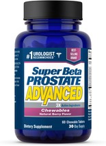 Super Beta Prostate Advanced Chewables - Prostate Support Supplement for Men&#39;s H - £51.95 GBP