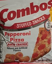 Combos Pepperoni Pizza Baked Cracker Stuffed Snacks 9 bags - £37.88 GBP