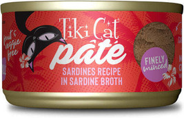Tiki Pets Cat Grill Sardines Pate 2.8oz. (Case of 12) - £30.02 GBP