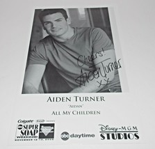 Aiden Turner Autograph Reprint Photo 9x6 All My Children 2005 Dancing wi... - £4.03 GBP