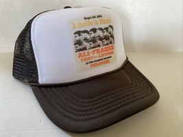 Vintage Ali - Frazier Hat Boxing Trucker Hat snapback Brown Thrilla Manila Cap - £12.42 GBP