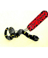 Betsey Johnson Black Enamel Rhinestone Snake Pin - £7.17 GBP