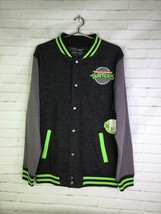 Teenage Mutant Ninja Turtles Lightweight Varsity Jacket Snap Button Men&#39;s Size M - £32.84 GBP