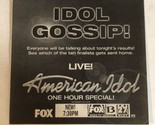 American Idol Tv Show Print Ad Paula Abdul Simon Cowell  Tpa15 - $5.93