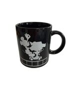 Vintage Disney MGM Studios Black Coffee Mug Mickey Movie Camera Walt Dis... - $22.50