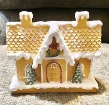 Holiday GINGERBREAD House Resin Tabletop Tiered Tray Decoration 6X5X2 Inch - €10,39 EUR