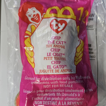 1999 McDonalds TY Teenie Beanie Babies Chip the Cat 12 New in Package - $9.90