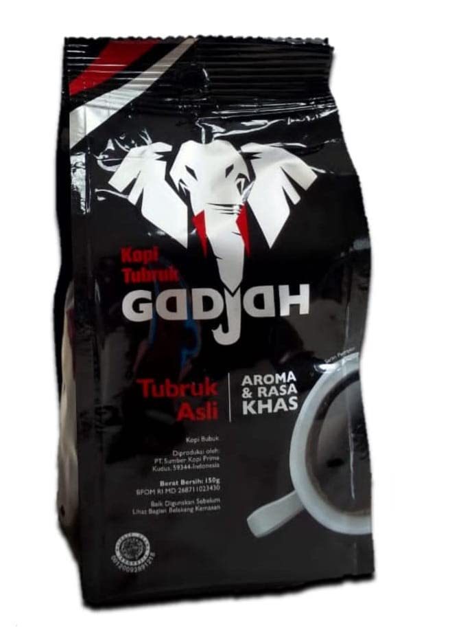 Kopi Gadjah Ground Coffee, 150 Gram/5.07 oz - $22.03