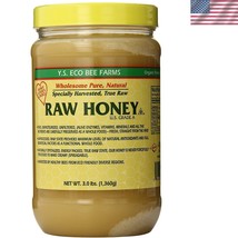 3lbs Jar of Grade A Raw Honey - Unfiltered, Unpasteurized &amp; Nutrient-Rich - $747.27 MXN