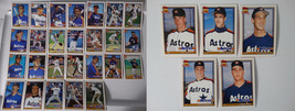1991 Topps Houston Astros Team Set of 31 Baseball Cards With Traded - £6.32 GBP