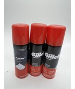 (3) Gillette Foamy Regular Shaving Foam Creme 2 oz TSA Travel COMBINE SHIP - $12.61 CAD
