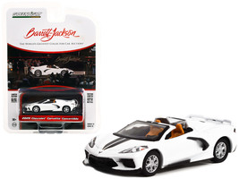 2020 Chevrolet Corvette C8 Stingray Convertible Arctic White with Black Stripes  - $22.79