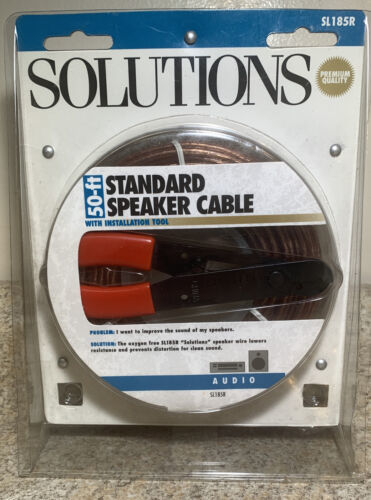 Primary image for SOLUTIONS - 50 FEET STANDARD SPEAKER CABLE & INSTALLATION TOOL