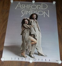 ASHFORD &amp; SIMPSON PROMO POSTER VINTAGE 1982 CAPITOL RECORDS STREET OPERA  - $54.99
