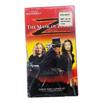 The Mask of Zorro (VHS, 1998) Anthony Hopkins Antonio Banderas - New &amp; Sealed - $4.00