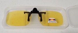 Polarized Clip on Yellow Lenses Mint in Box Reduces Glare for Gamers, Pi... - £4.81 GBP