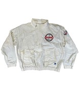 Vintage Starbus Disney&#39;s Yacht Club Resort Jacket White Nylon Size XL - £18.96 GBP