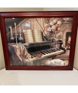 Copy of J Gibson Piano Painting; W/ Frame 32.5” X 26.5 - £33.50 GBP