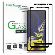 amFilm Screen Protector for Samsung Galaxy Note 9, Full Screen Coverage ... - £13.53 GBP