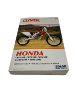 M352 CLYMER HONDA REPAIR BOOK 02-05 Crf250R Crf250X Crf450R Shop Service... - €44,21 EUR