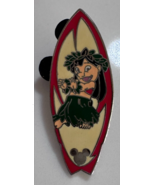Disney Lilo Stitch Surfboard Cast Lanyard Series 2005 Hawaii Pin - $23.06 CAD