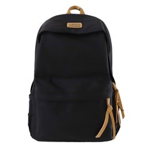 Ku school backpack female male cool waterproof travel bag girl boy solid color backpack thumb200