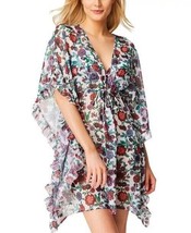 Jessica Simpson Swimwear Cover-up Forget Me Not Ruffle Frill Chiffon Tie Waist L - $64.52