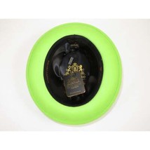 Bruno Capelo Hat Australian Wool Crushable Fedora Giovani UN119 Lime Green image 2