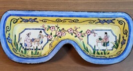 Vintage Kelvin Chen Japanese Tea Party Enamel Copper Eyeglass Holder #13... - $34.64