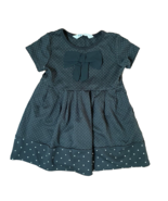 new H&amp;M baby toddler girl&#39;s DRESS sz 1.5-2years 18-24m black polka dots ... - £9.04 GBP