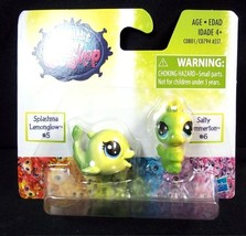 LPS Glitter figures 2 pack Littlest Pet Shop Splashima &amp; Salty - £4.68 GBP