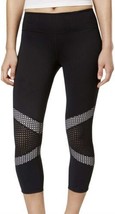 allbrand365 designer Womens Cropped Leggings Size XX-Large Color Black/W... - $47.89