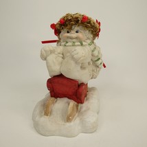 Dreamsicles Collectors &quot; Angel on Sled&quot; Kristina Haynes 1991 LEJ0F - £7.82 GBP